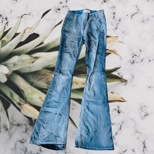 HIGH WAISTED FREE PEOPLE BELL BOTTOMS (Won’t ship till July- moving)